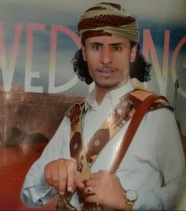 العريس “سيف محمد محمد حمود الصباحي” في القفص الذهبي