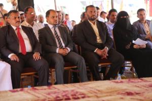 بتمويل جمعية الشيخ عبدالله النوري الخيرية استجابة تفتتح مخيم السلام للنازحين بمحافظة الجوف